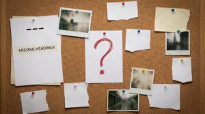 Missing Headings