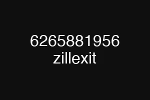 6265881956 zillexit